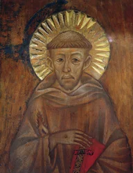 Retrato de San Francisco, c.1285 (detalle)